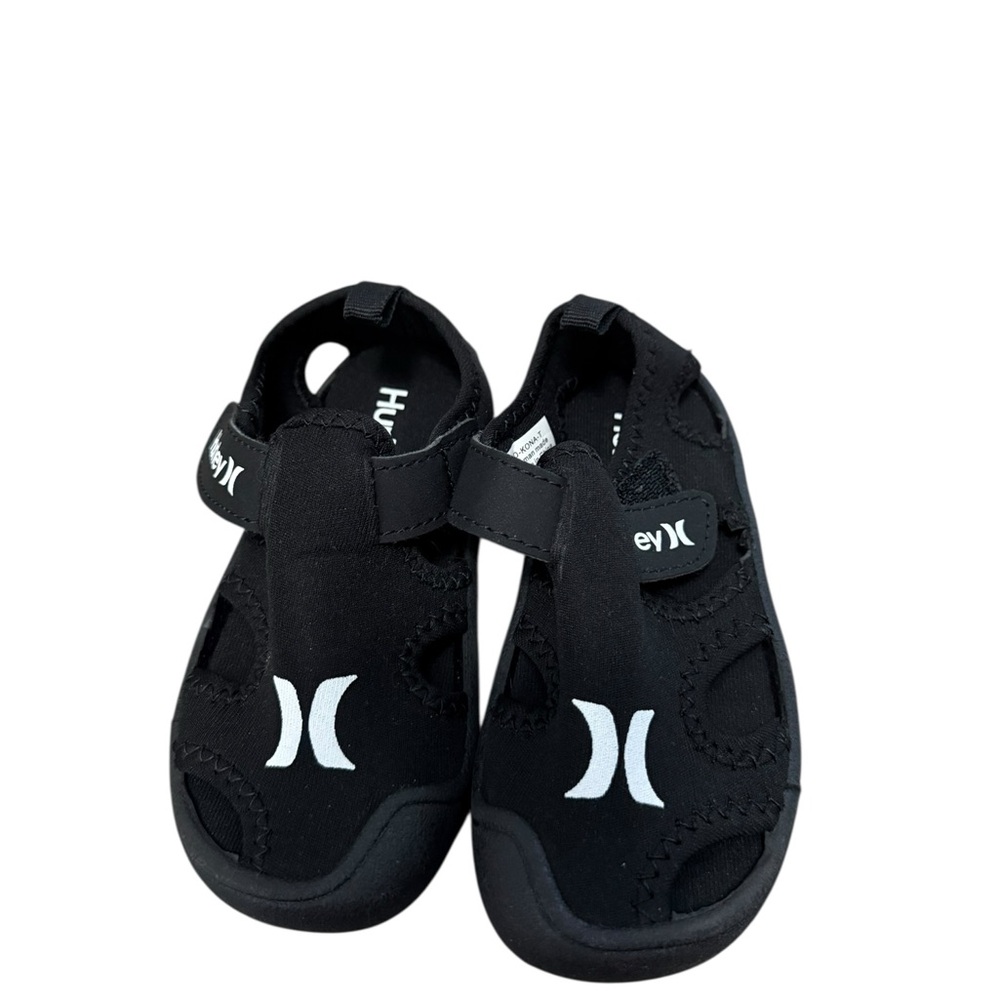 Hurley Black toddler Water Shoes with White Logo